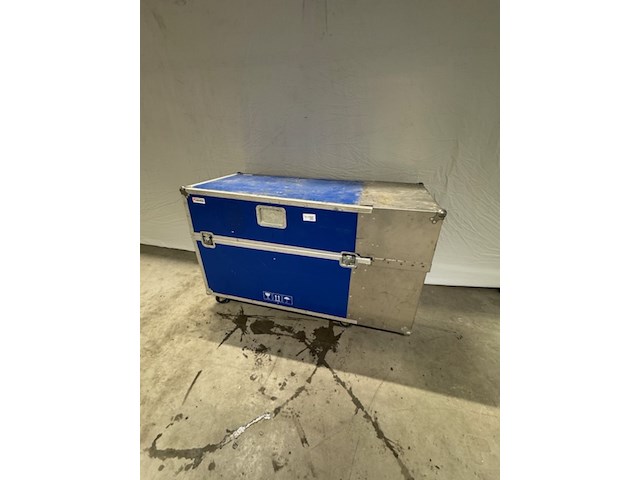 Flightcase, blauw - afbeelding 1 van  3