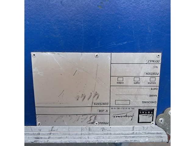 Flightcase, blauw - afbeelding 13 van  13
