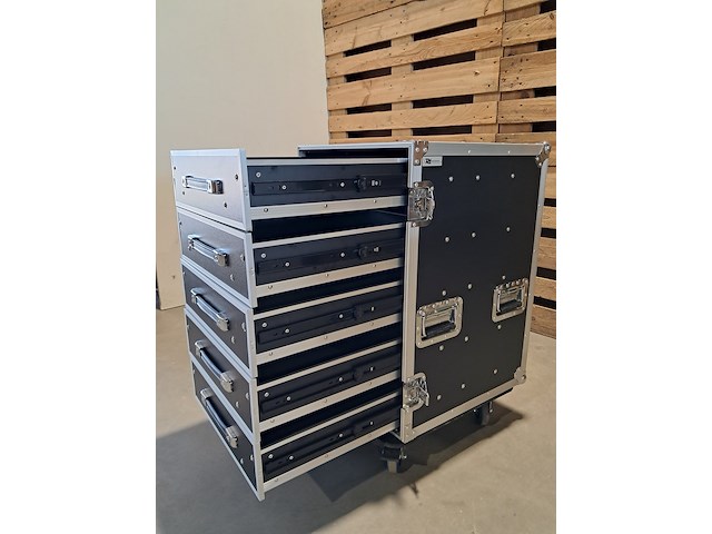 Flightcase met 5 lades en tafel, power dynamics, pd-fa6 - afbeelding 12 van  14
