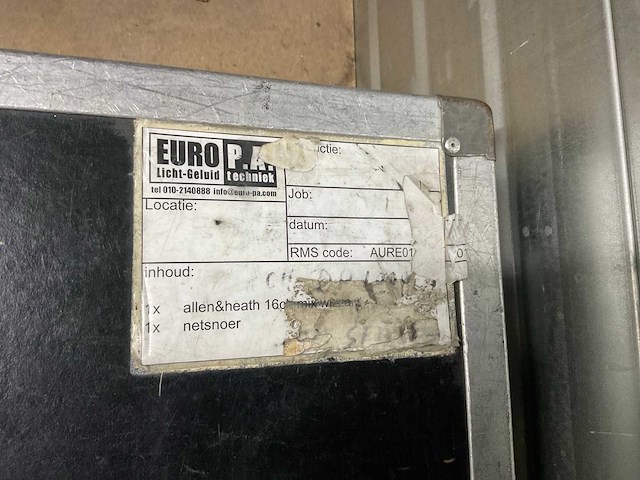 Flightcase voor mengpaneel 19 inch - afbeelding 3 van  5