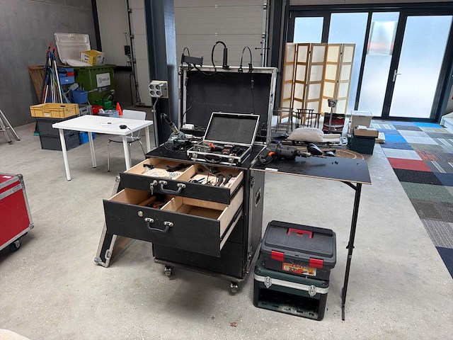 Flightcase voor muziek/light mixer - afbeelding 1 van  3