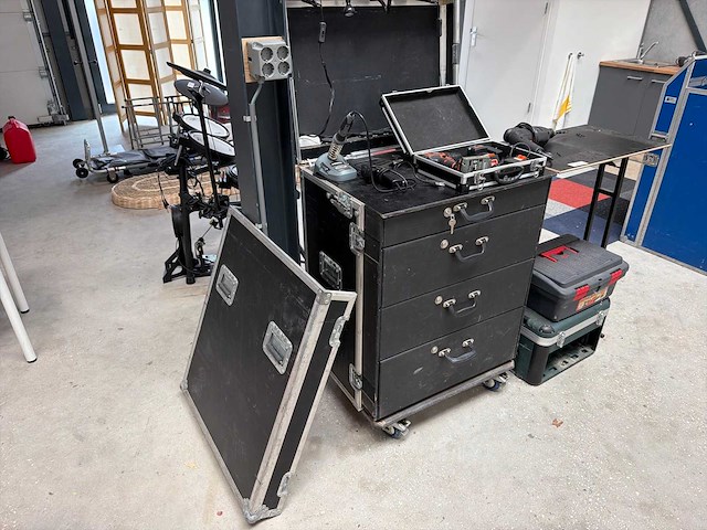 Flightcase voor muziek/light mixer - afbeelding 2 van  3