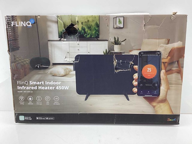 Flinq - infrarood paneel kachel - 450w - afbeelding 2 van  2