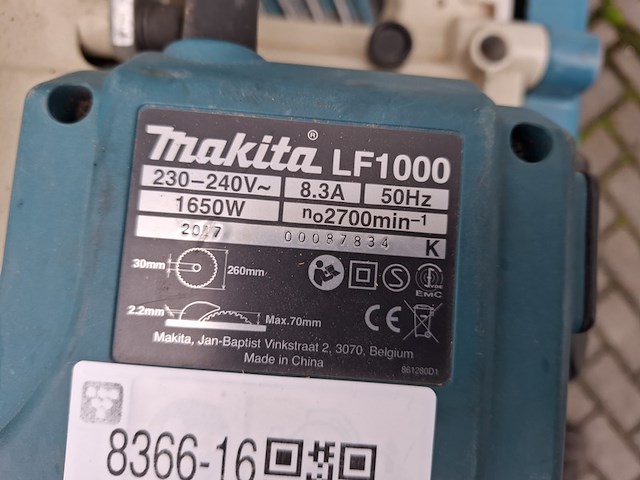 Flip-over afkortzaag makita, lf1000, bouwjaar 2017 - afbeelding 8 van  11