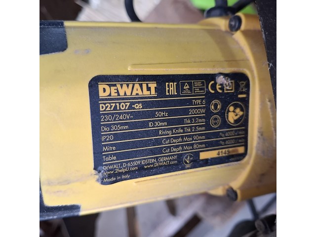 Flip-over zaagtafel dewalt, d27107 qs - afbeelding 6 van  6