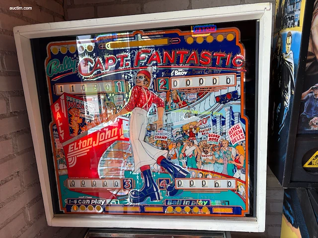 Flipperkast bally elton john - afbeelding 4 van  8