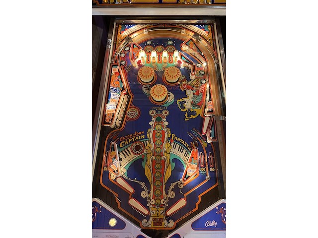 Flipperkast elton john, bally capt. fantastic - afbeelding 2 van  5