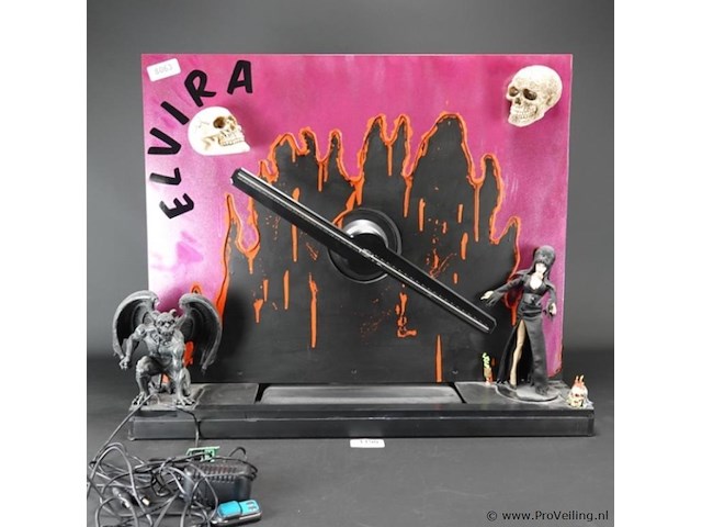 Flipperkast opzetstuk (topper) voor elvira pinball - afbeelding 1 van  5