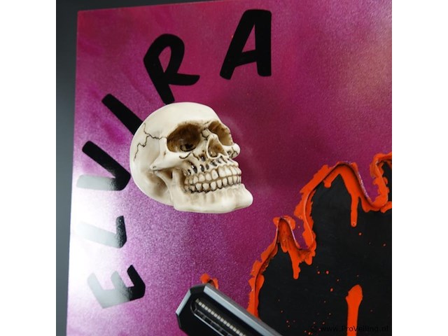 Flipperkast opzetstuk (topper) voor elvira pinball - afbeelding 4 van  5