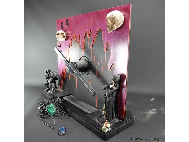 Flipperkast opzetstuk (topper) voor elvira pinball - afbeelding 7 van  9
