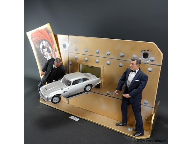 Flipperkast opzetstuk (topper) voor james bond pinball - afbeelding 2 van  5