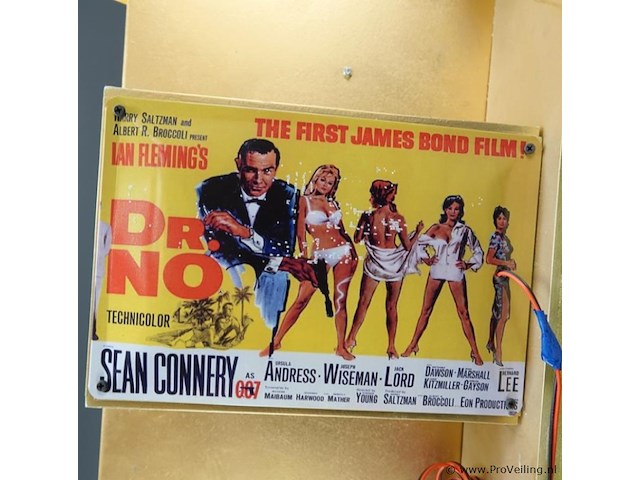 Flipperkast opzetstuk (topper) voor james bond pinball - afbeelding 5 van  5