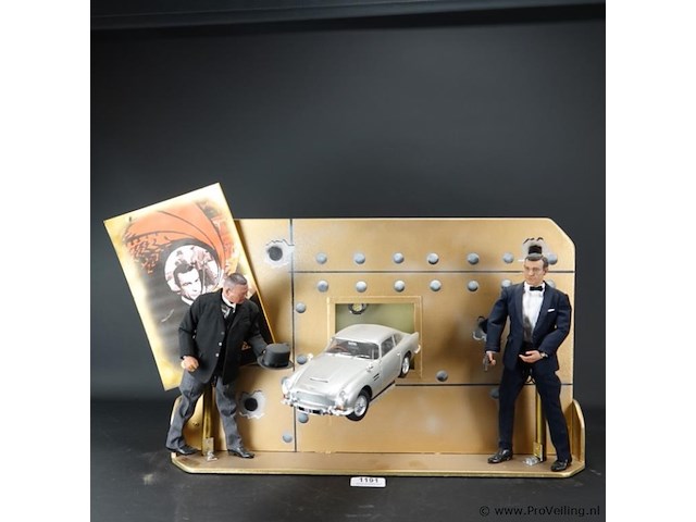 Flipperkast opzetstuk (topper) voor james bond pinball - afbeelding 1 van  10