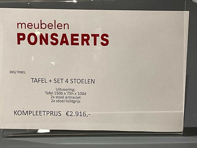 Flium eetkamerstoelen (4x) - afbeelding 2 van  10