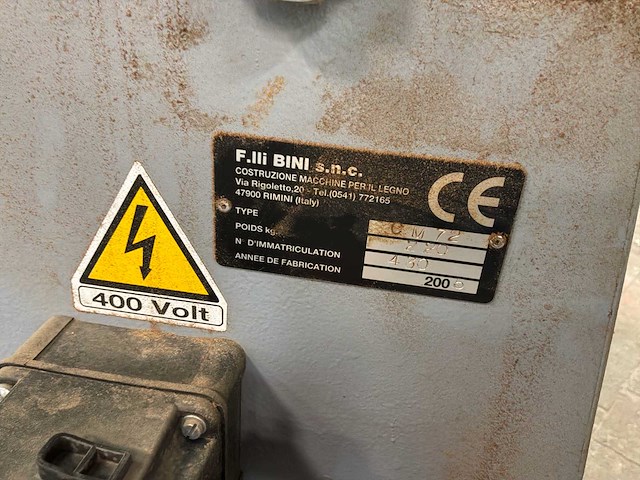 F.lli bini diverse mortises/wick mortiseringsmachine - afbeelding 11 van  11