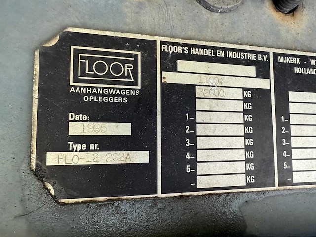 Floor - 1995 - flo 12 202a - stuuras - oplegger - afbeelding 17 van  18