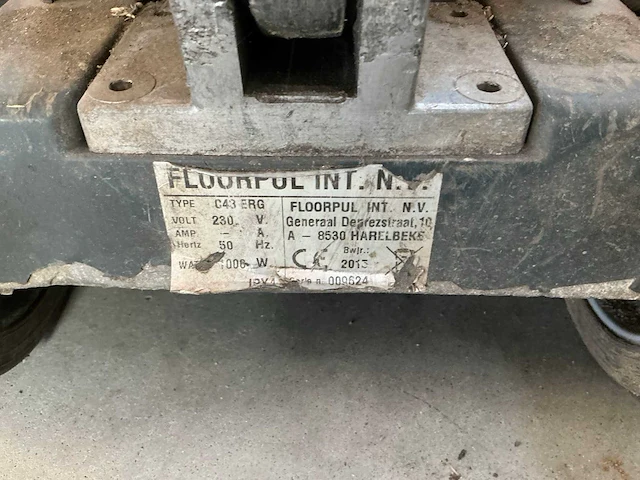 Floorpul c43 erg schrobmachine - afbeelding 4 van  5
