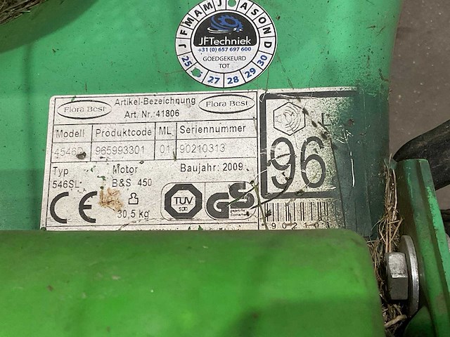Flora best - 4546d - gazonmaaier - afbeelding 9 van  9