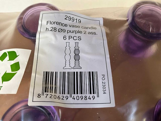 Florence vaas / kandelaar (312x) - afbeelding 1 van  1