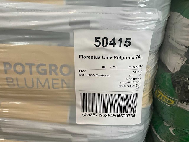 Florentus, culvita universeel 70 liter zakken potgrond (3x) - afbeelding 3 van  4