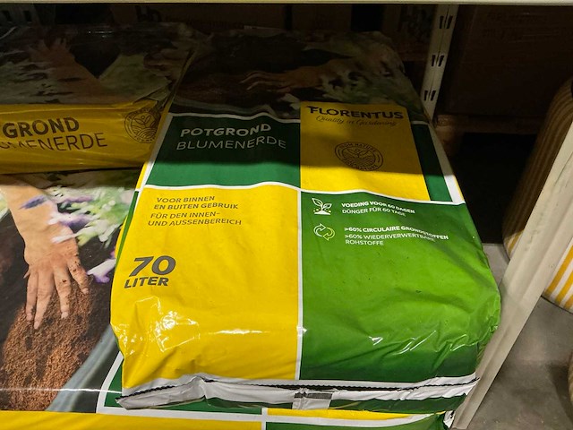 Florentus potgrond blumenerde 70l (5x) - afbeelding 2 van  3