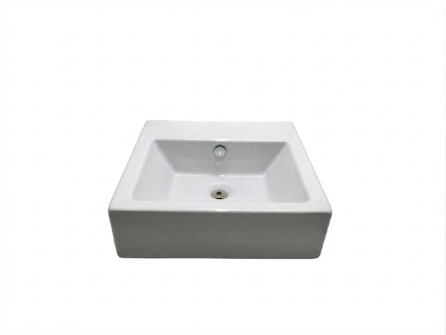Flori design incasso square wasbak wit 53 x 27 x 39 cm - l028 - afbeelding 1 van  4