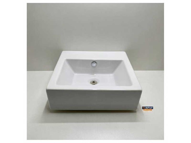 Flori design incasso square wasbak wit 53 x 27 x 39 cm - l028 - afbeelding 2 van  4