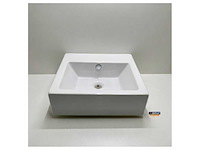 Flori design incasso square wasbak wit 53 x 27 x 39 cm - l028 - afbeelding 2 van  4