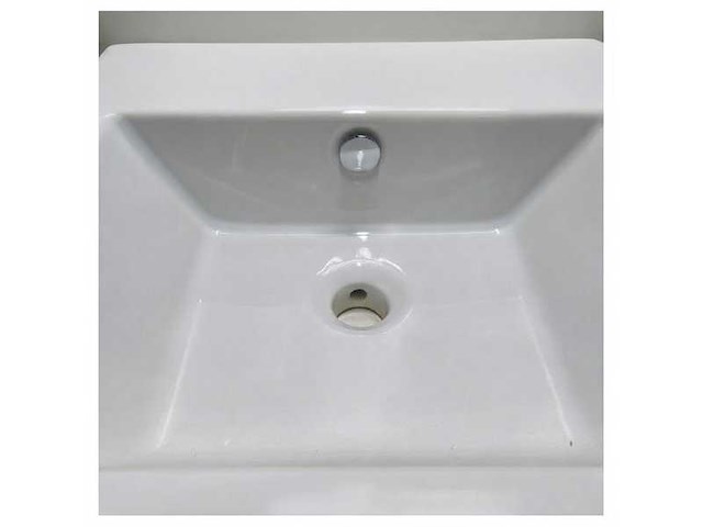 Flori design incasso square wasbak wit 53 x 27 x 39 cm - l028 - afbeelding 3 van  4