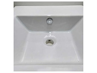 Flori design incasso square wasbak wit 53 x 27 x 39 cm - l028 - afbeelding 3 van  4