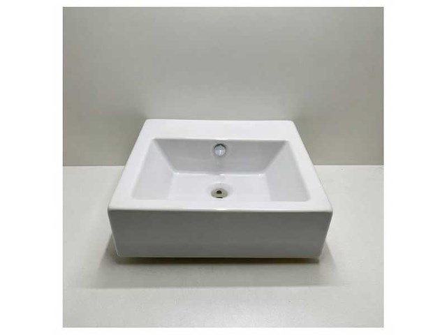 Flori design incasso square wasbak wit 53 x 27 x 39 cm - l028 - afbeelding 1 van  3