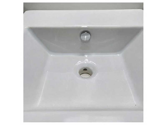 Flori design incasso square wasbak wit 53 x 27 x 39 cm - l028 - afbeelding 2 van  3