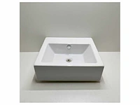 Flori design incasso square wasbak wit 53 x 27 x 39 cm - l028 - afbeelding 4 van  4