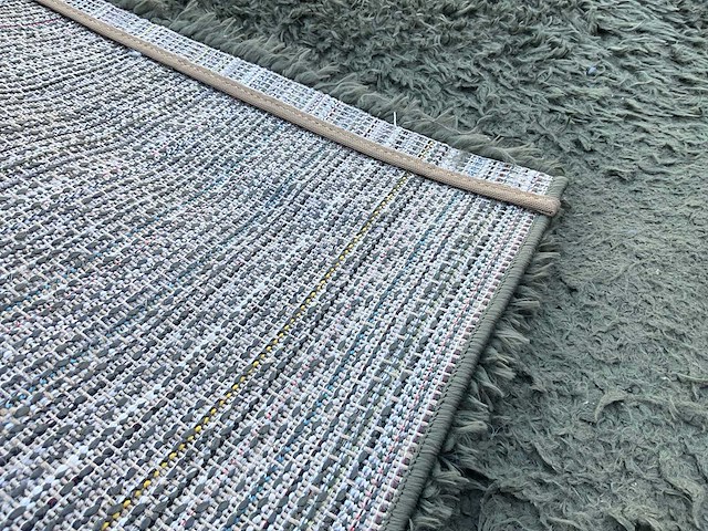 Floris green design tapijt vloerkleed 230x160cm - afbeelding 3 van  4