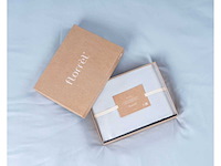 Florrèl duvet cover set plain sateen 60% org. cotton 40% 140x220+(1) 60x70 (4x) - afbeelding 5 van  6