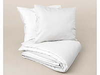 Florrèl duvet cover set plain sateen 60% org. cotton 40% 140x220+(1) 60x70 (4x)