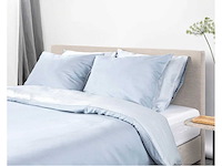 Florrèl duvet cover set plain sateen 60% org. cotton 40% 140x220+(1) 60x70 (4x) - afbeelding 2 van  6