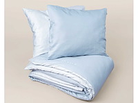 Florrèl duvet cover set plain sateen 60% org. cotton 40% 140x220+(1) 60x70 (4x)