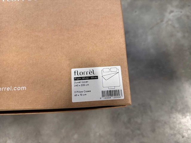 Florrèl duvet cover set plain sateen 60% org. cotton 40% 240x220+(2) 60x70 (3x) - afbeelding 6 van  7