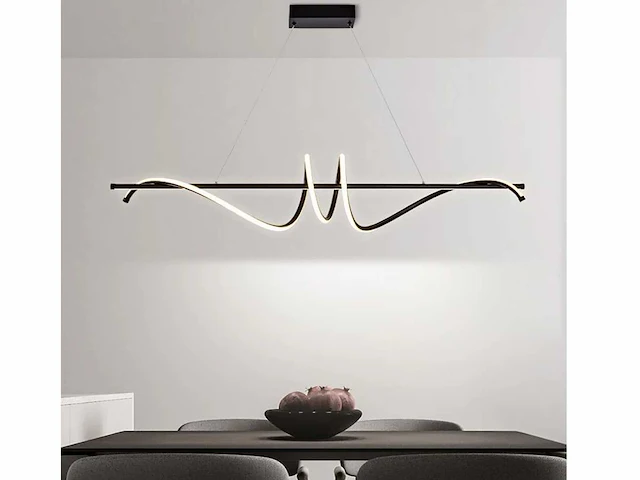 Flow led design armatuur zwart - afbeelding 3 van  8