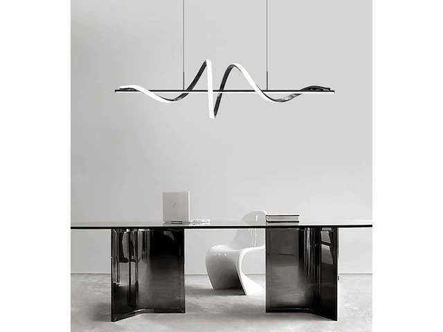Flow led design armatuur zwart - afbeelding 7 van  8