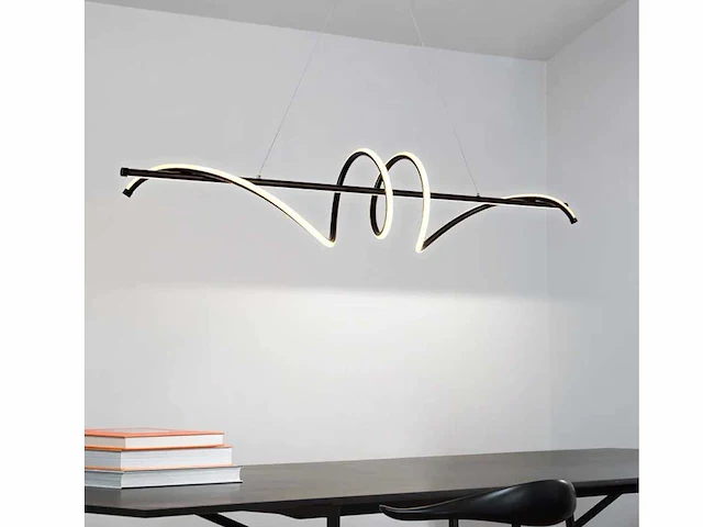 Flow led hanglamp zwart - afbeelding 6 van  8