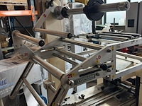 Flowpackmachine enkel kops seal beitel tevopharm, pack 6, wit grijs, bouwjaar 1986 - afbeelding 1 van  6
