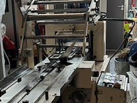 Flowpackmachine enkel kops seal beitel tevopharm, pack 6, wit grijs, bouwjaar 1986 - afbeelding 5 van  6