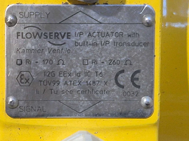 Flowserve - i/p actuator klep - afbeelding 6 van  6