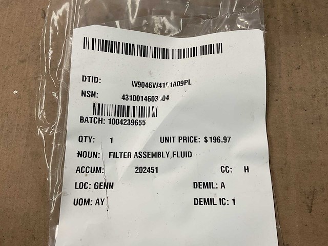 Fluid filter assembly - afbeelding 2 van  6