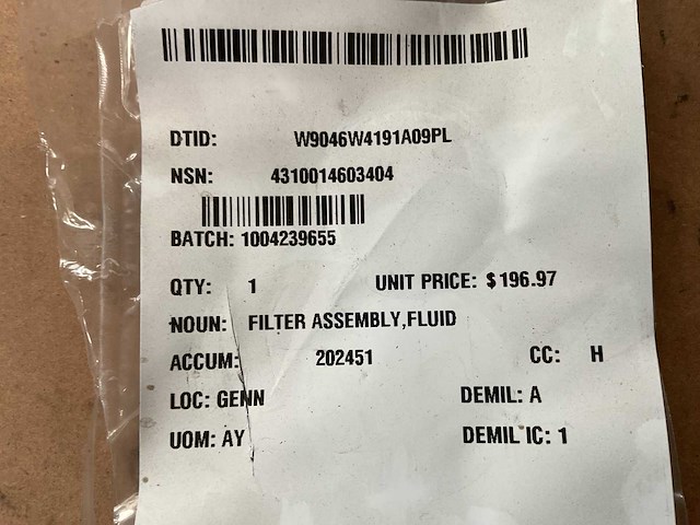 Fluid filter assembly - afbeelding 2 van  2