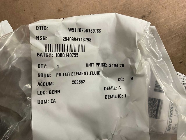 Fluid filter element (2x) - afbeelding 3 van  3