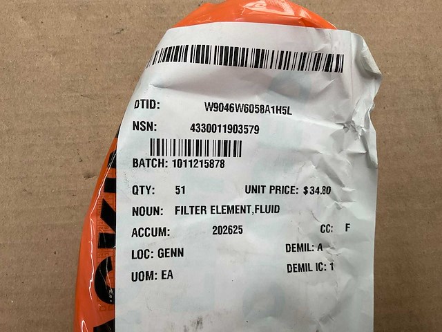 Fluid filter element (51x) - afbeelding 3 van  4