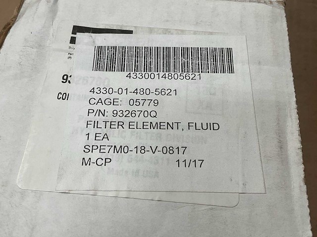 Fluid filter element - afbeelding 1 van  4